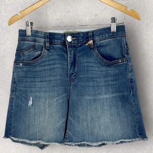 NEW Nordstrom‎ Democracy Ab Technology High Rise Short Blue Size 2 Denim Shorts